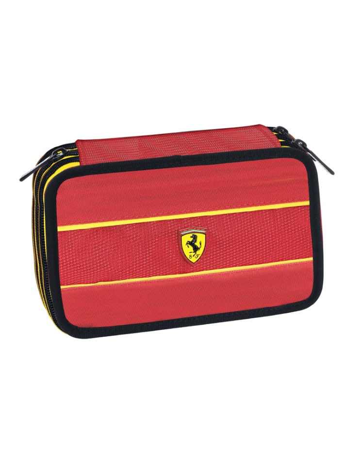 Astuccio Attrezzato Scuderia Ferrari 3 Zip