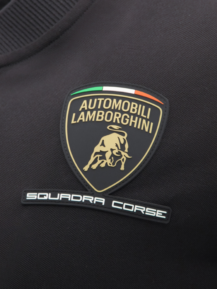 Polo Korean Uomo Lamborghini Squadra Corse SPORTSWEAR 2026/27 Nero-5