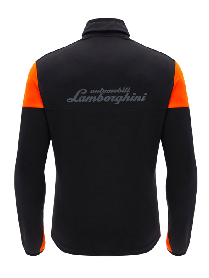 Automobili Lamborghini Bjorn Maglia a Collo Alto ACTIVEWEAR 2024/25 Nero/Arancio-5