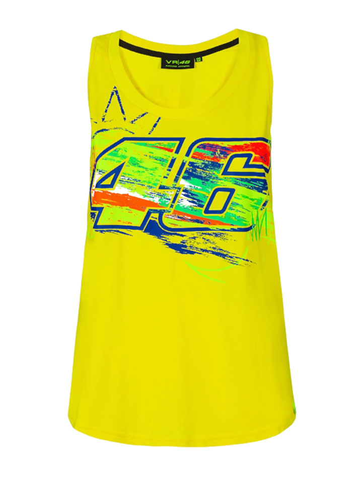 Canotta donna Valentino Rossi Vr46 giallo