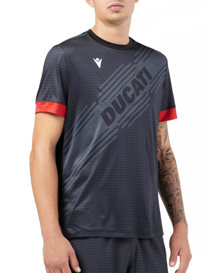 Ducati – Maglia Uomo Nera/Rossa-10