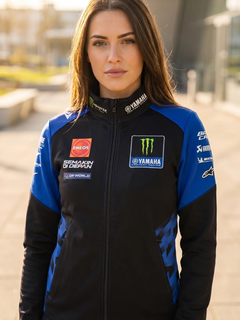 Felpa Zip Donna Team Yamaha Factory Racing 2026-1