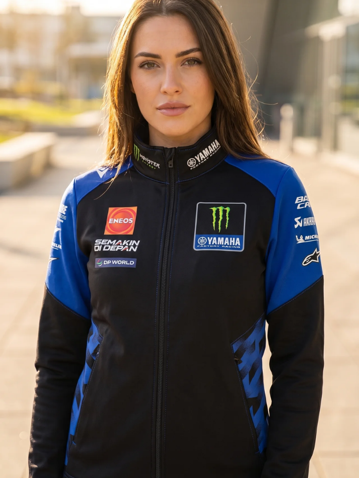 Felpa Zip Donna Team Yamaha Factory Racing 2026