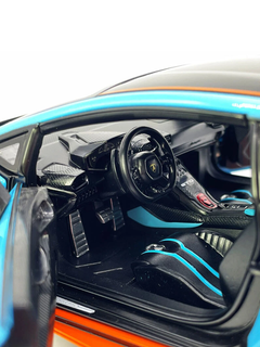 Modellino auto 1:18 LAMBORGHINI HURACAN STO  blue exclusive model-11