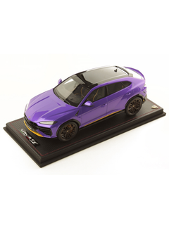 Modellino auto in scala 1:18 Lamborghini Urus SE Viola Limited Edition-1