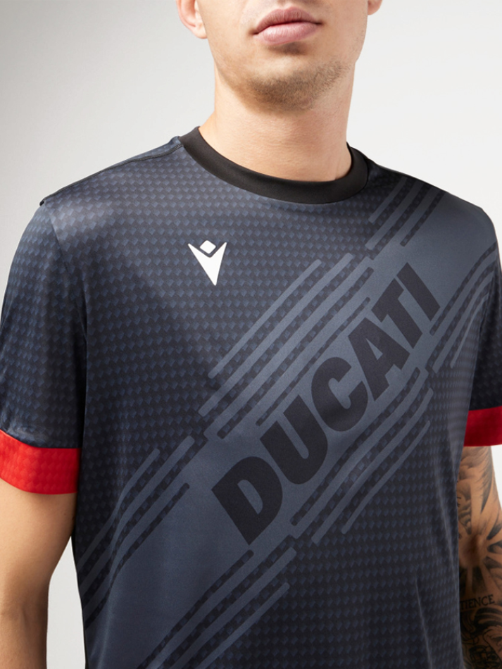 Ducati – Maglia Uomo Nera/Rossa-11