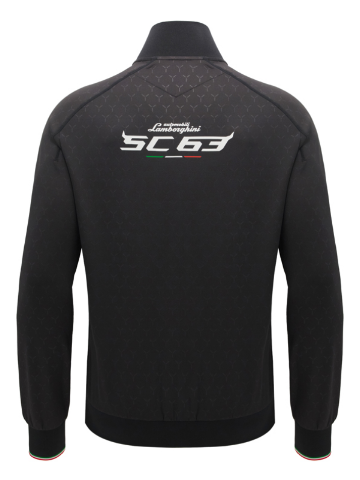 Felpa Zip Uomo Automobili Lamborghini SC63 2026/27 Nera-4