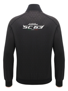 Felpa Zip Uomo Automobili Lamborghini SC63 2026/27 Nera-4