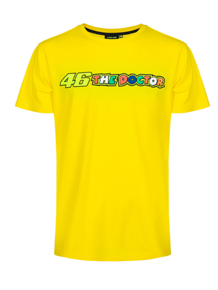 T-shirt da uomo Valentino Rossi Vr46 Yellow-2