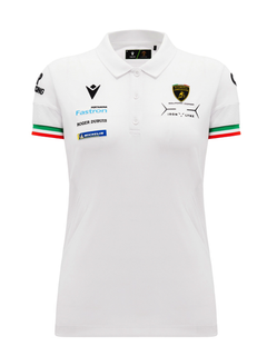 Polo Donna Automobili Lamborghini Squadra Corse LMDH 2024/25 Bianca-2