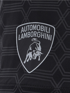 Automobili Lamborghini Emeric T-shirt ACTIVEWEAR 2024/25 Nero/Arancio-5