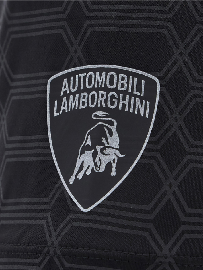 Automobili Lamborghini Emeric T-shirt ACTIVEWEAR 2024/25 Nero/Arancio-5