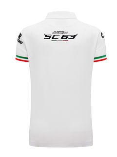 Polo Donna Automobili Lamborghini Squadra Corse LMDH 2024/25 Bianca-3