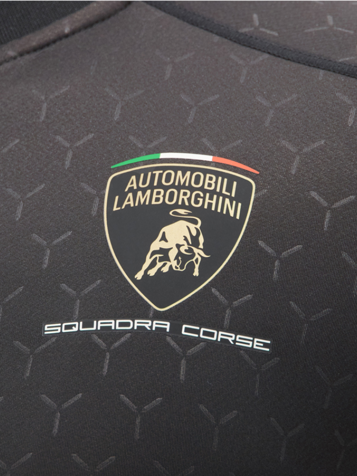 Felpa Zip Uomo Automobili Lamborghini SC63 2026/27 Nera-5