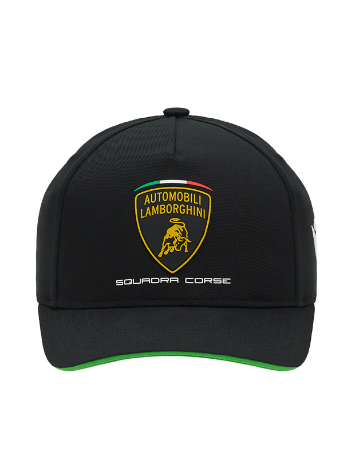 Cappellino Uomo Automobili Lamborghini Squadra Corse Nero-2