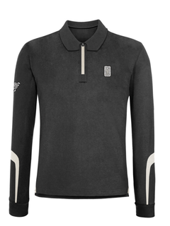 Maserati Polo manica lunga da uomo sleeve gray-2