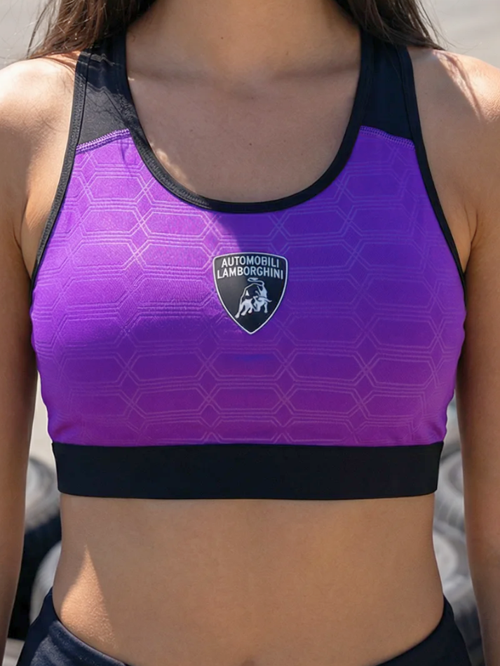 Automobili Lamborghini Donna Beatrix Top ACTIVEWEAR 2024/25 Nero/Viola-1