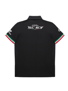 Polo Bambino Automobili Lamborghini Squadra Corse LMDH 2024/25 Nero-3