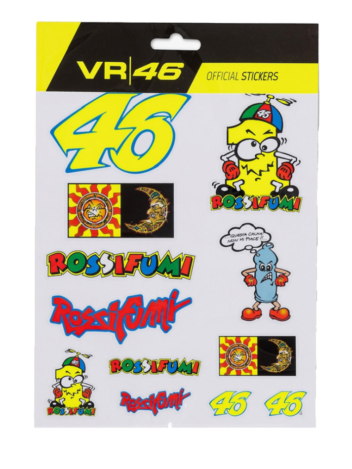 VR46 Heritage Stickers grandi