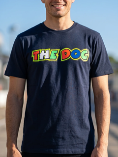 T-shirt da uomo Valentino Rossi Vr46 Blu The Doctor-1