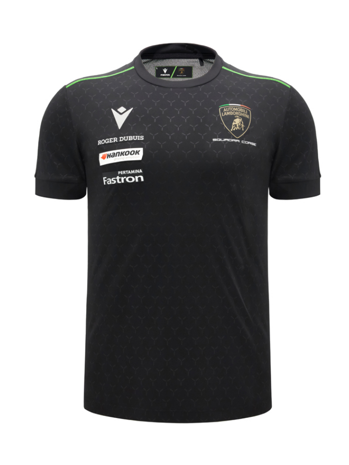 Maglietta Uomo Lamborghini Squadra Corse Super Trofeo 2026/27 Nero-2