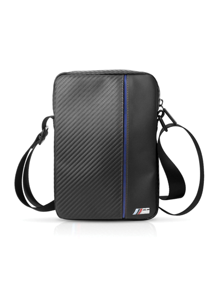 BMW borsa tracolla nera/blu