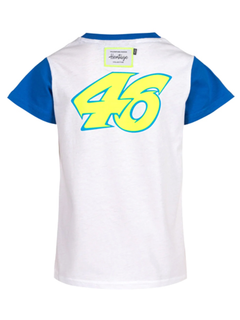 T-shirt Valentino Rossi VR46 Heritage Bianca Bambino “Rossifumo”-3