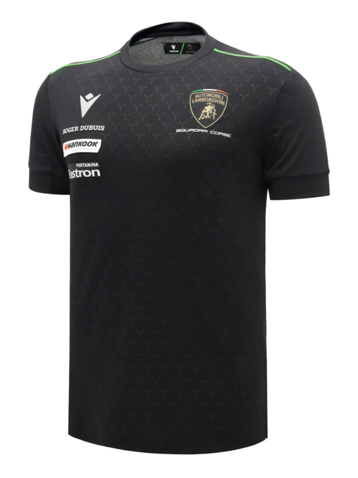 Maglietta Uomo Lamborghini Squadra Corse Super Trofeo 2026/27 Nero-3