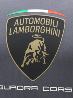 Maglietta Uomo Lamborghini Squadra Corse SPORTSWEAR 2026/27 Grigio-4