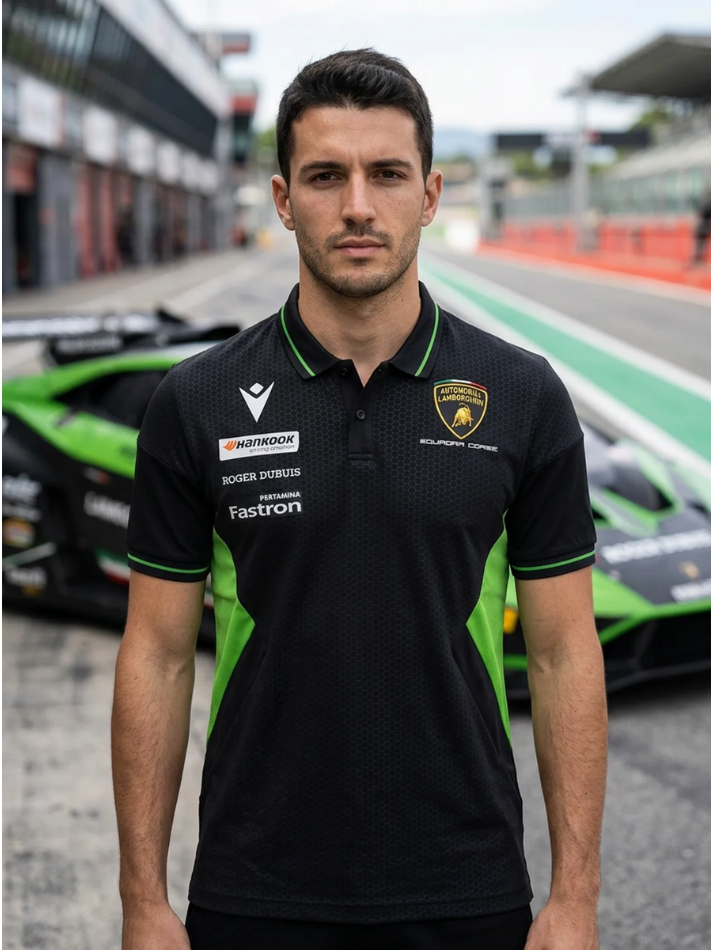 Polo Automobili Lamborghini Squadra Corse 2024/25 Nero/Verde