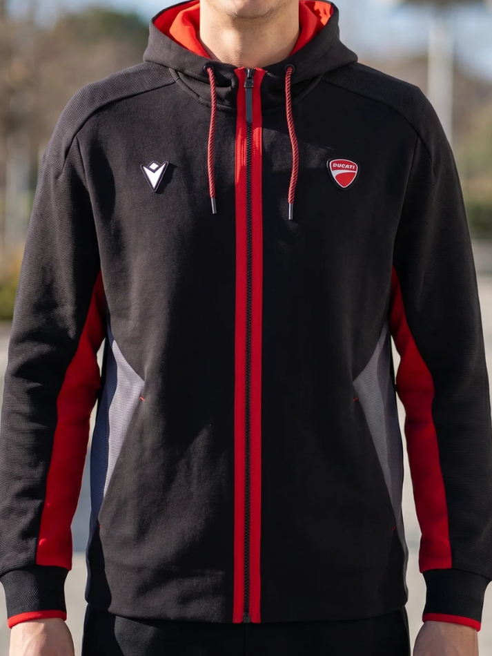 Ducati – Felpa Uomo Nero/Rosso