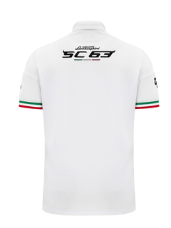 Polo Bambino Automobili Lamborghini Squadra Corse LMDH 2024/25 Bianca-3