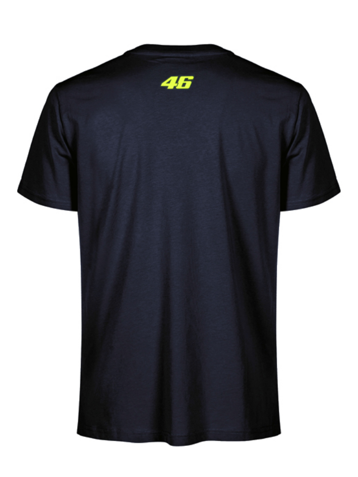 T-shirt da uomo Valentino Rossi Vr46 Blu The Doctor-3