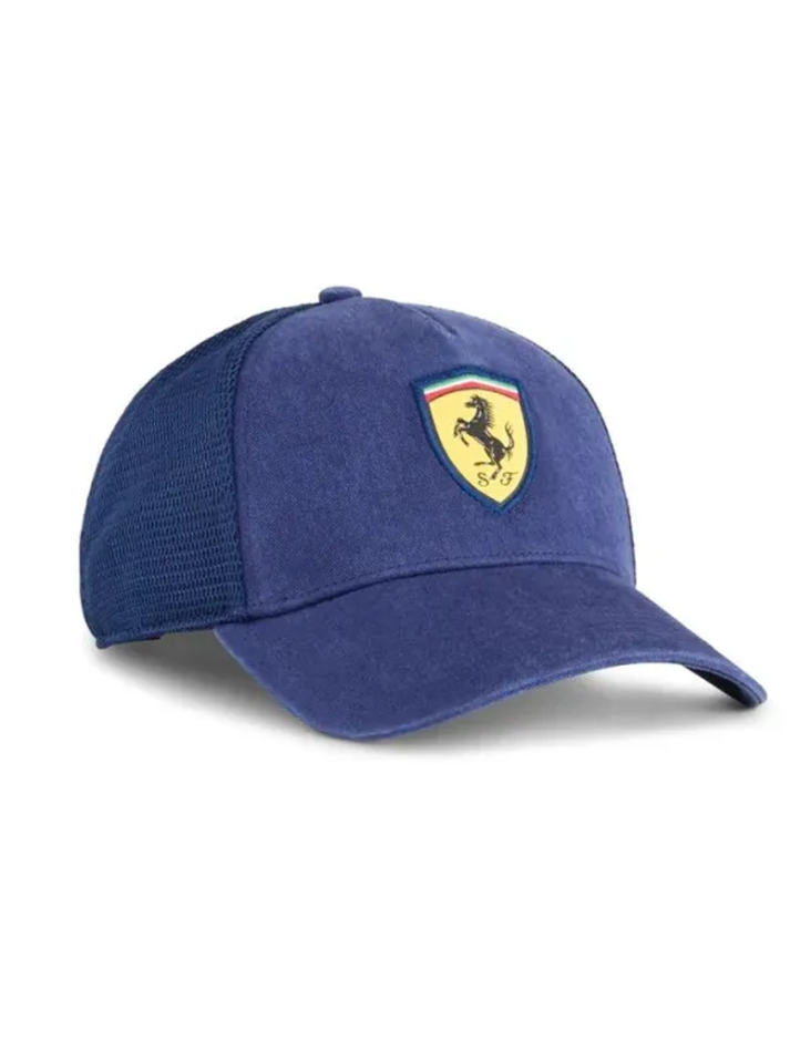 Ferrari Trucker Cappello Uomo Blu-2