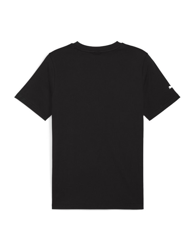 Ferrari t-shirt Race uomo nera con scudetto argentato-3