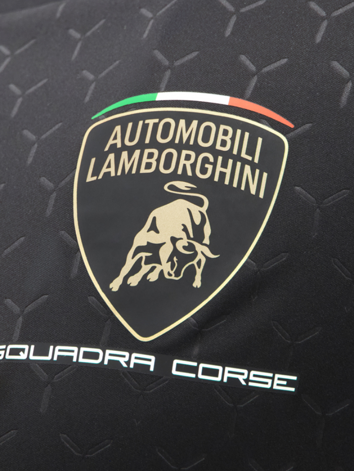 Maglietta Uomo Lamborghini Squadra Corse Super Trofeo 2026/27 Nero-5