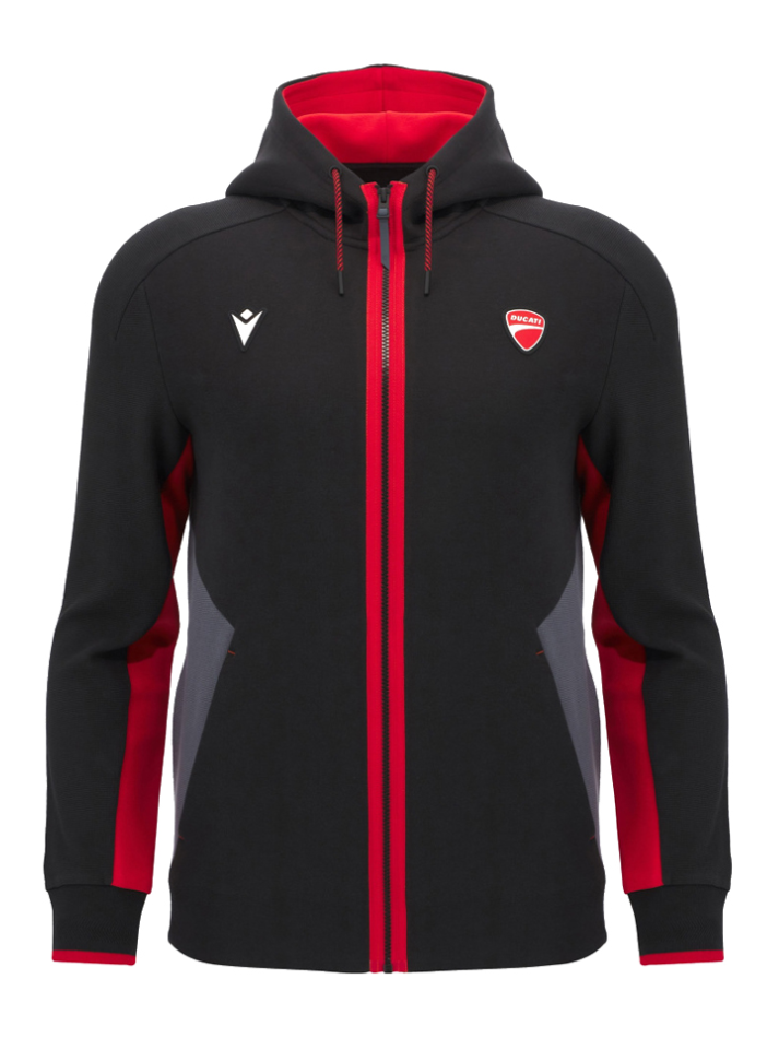 Ducati – Felpa Uomo Nero/Rosso-2