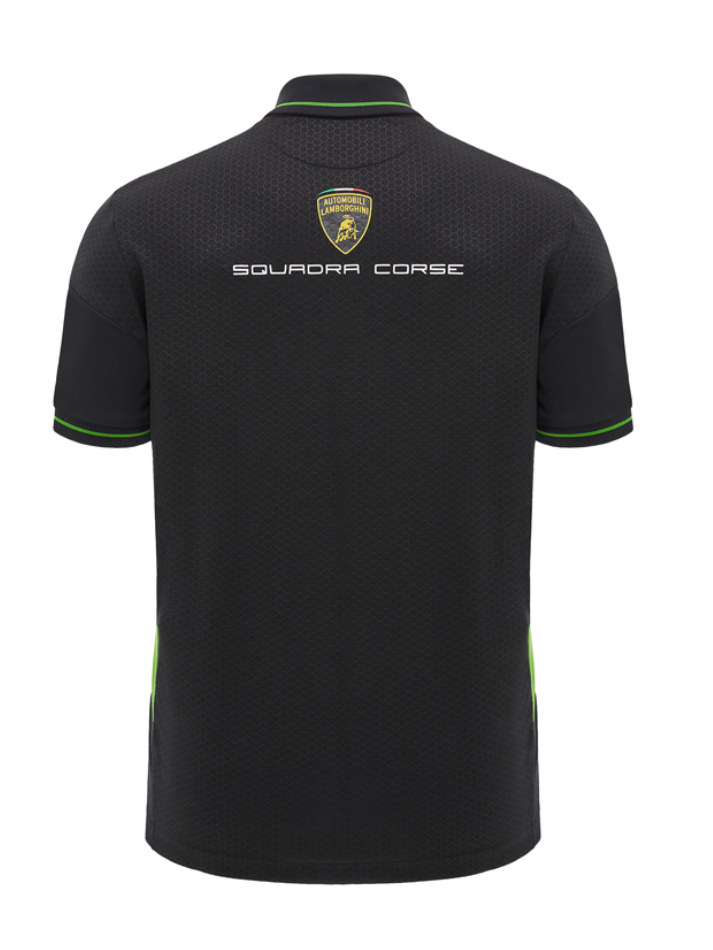 Polo Automobili Lamborghini Squadra Corse 2024/25 Nero/Verde-3