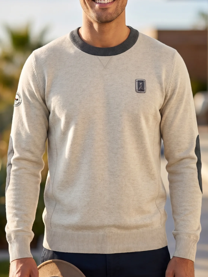 Maserati Maglia manica lunga da uomo white-1