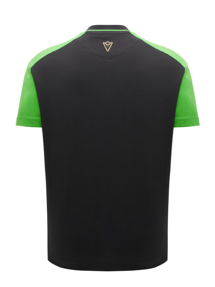 Maglietta Uomo Lamborghini Squadra Corse SPORTSWEAR 2026/27 Nero/Verde-3