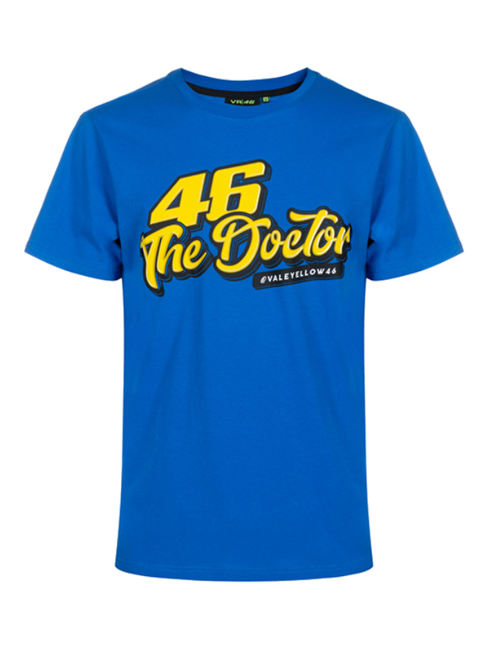 T-shirt da uomo Valentino Rossi Vr46 bluette