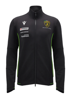 Felpa Full Zip Automobili Lamborghini Squadra Corse 2024/25 Nero/Verde-2