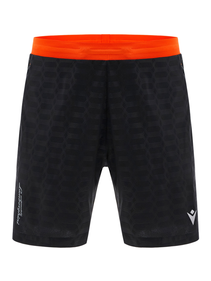 Automobili Lamborghini Ozzie Boston Pantaloncino Corto ACTIVEWEAR 2024/25 Nero/Arancio