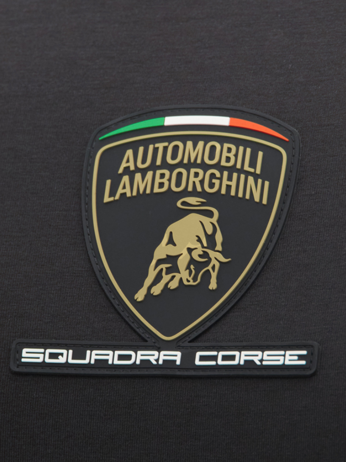 Maglietta Uomo Lamborghini Squadra Corse SPORTSWEAR 2026/27 Nero/Verde-4