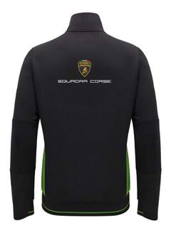 Felpa Full Zip Automobili Lamborghini Squadra Corse 2024/25 Nero/Verde-3