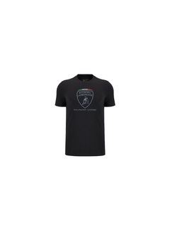 T-shirt Automobili Lamborghini Squadra Corse SPORTSWEAR Nero-2