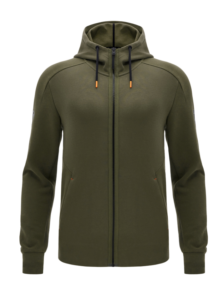 Automobili Lamborghini Rhodos Felpa Full Zip ACTIVEWEAR 2024/25 Verde-2