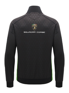 Felpa Zip Uomo Lamborghini Squadra Corse Super Trofeo 2026/27 Nero/Verde-3