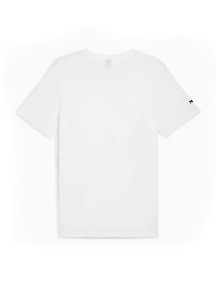 Ferrari t-shirt Race uomo bianca con scudetto nero-3
