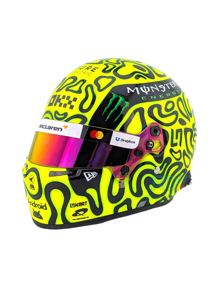 Casco Formula 1 in scala 1:2 Replica McLaren Lando Norris F1 2025-1